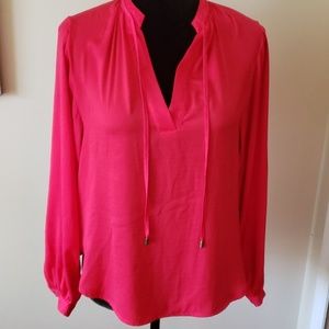 H&M flowy silk top